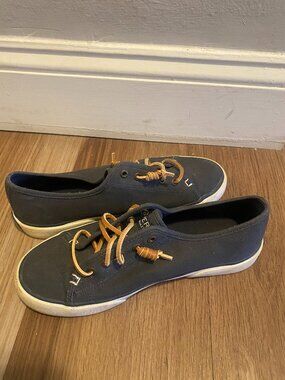 Sperry Navy Blue Canvas Slip-On Casual Shoes